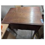 Sewing Machine Cabinet w/ Singer Sewing Machine