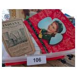 1954 Girl Scout Calendar, Knitting Book, +