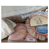 Baby NIP Ready To Cross Stitch Quilt Top &