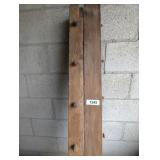 (2) Wood Quilting Frame Pieces