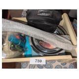 Stove Drip Pans, (2) Blue Ice Freezing Cubes &