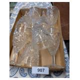 (8) Glass Goblets