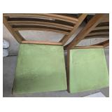 (4) Vintage Small Oak Dining Chairs