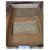 (2) Vintage Handwriting Learning Books