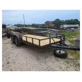2018 Mid America Flatbed Double Axle Trailer