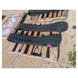 (2) Rubber Tracks
