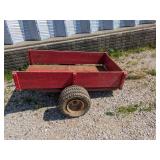 Red Utility Cart