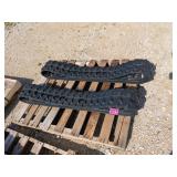 (2) Rubber Tracks