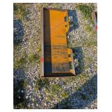 1/4 Skid Loader Plate