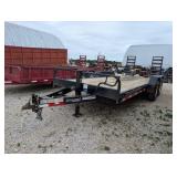 2016 Golden Trailers Dbl Axle Flatbed Trailer w/