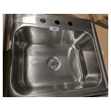 Karran SS Top Mount Sink (25" x 22" x 7-1/2")