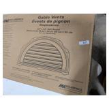 Gable Vent Half Round (22" x 34")