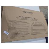 Gable Vent Half Round (34")