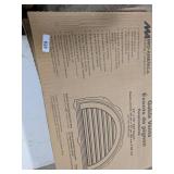 Gable Vent Half Round (22" x 34")