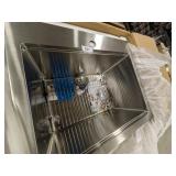 Karran SS Top Mount Workstation Sink (25x22x14)