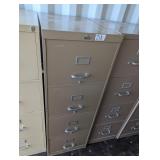 All Steel Equipment 4 Drawer Filing Cabinet