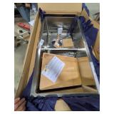 Karran SS Undermount Workstation Sink (33x18x10)