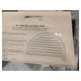 Gable Vent Half Round (34")
