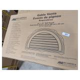 Gable Vent Half Round (22" x 34")