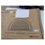 Gable Vent Half Round (22" x 34")