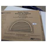 Gable Vent Half Round (22" x 34")