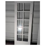 10 Lite Glass Door - 80in x 30in