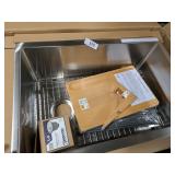 Karran SS Undermount Workstation Sink (27x18x10)