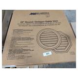 Gable Vent 22" Octagon