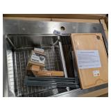 Karran SS Top Mount Workstation Sink (33x22x10)