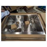 Karran SS Apron Front Sink (36x22-1/4"x10)