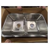 Karran Double Bowl Undermount (32 x18.5 x 9)