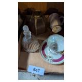 Lefton Tea Cup & Saucer, 1978 Bell & Other