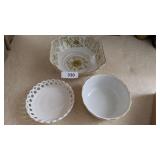 (3) Decorative Bowls