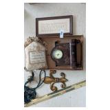 Mantle Clock (Battery OP) & Home Decor