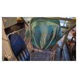 Vintage Laundry Basket on Wheels, Sweater Dryer &