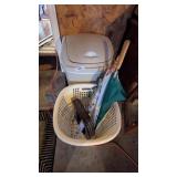 Trash Can, Laundry Basket, Umbrellas &