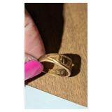 Mizpah Ring Marked 18