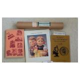 (3) Hummel Collectors Books + Hummel Print