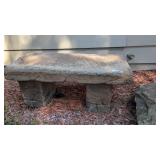 Outdoor Stone Bench Very Heavy