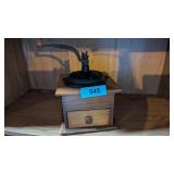 Vintage Coffee Grinder + Nutcracker & Picks