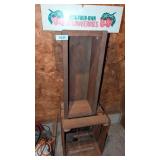 Wood Crate, Wood Flower Box & Some Clothes Pins