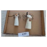 (2) Willow Tree Angels