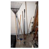Shovels, Rakes & Hoes