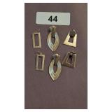 (3) Pairs of Earrings All Marked .925