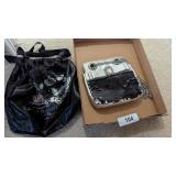 NWT My Flat In London Sequin & Rhinestone Bag