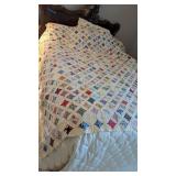 Vintage Cathedral Window Quilt