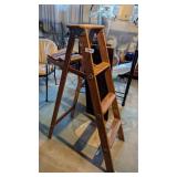 Small Wooden Step Ladder &