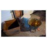 (3) Outdoor Planters & Sundial Pedestal -