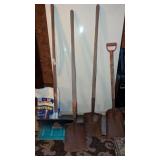 (4) Shovels & Partial Bag of Ice Melter