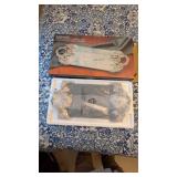 NIB Silver Plated Marble Tray w/